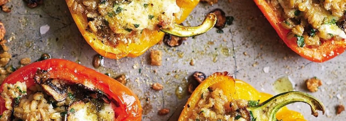 New Recipe - Barley Stuffed Peppers
